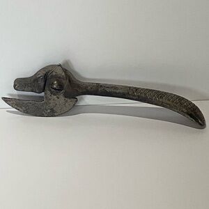 Antique Can Opener Bull Head